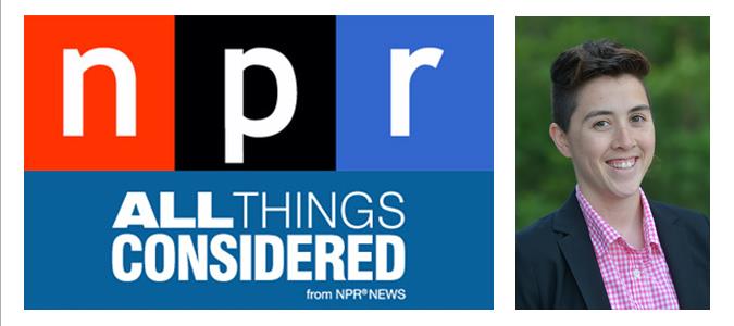 Lewis Center Researcher Herbie Huff On NPR’s All Things Considered