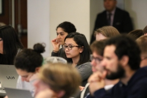 The audience was mostly comprised of master’s students at UCLA Luskin such as Pranita Amatya, a second-year MPP student.